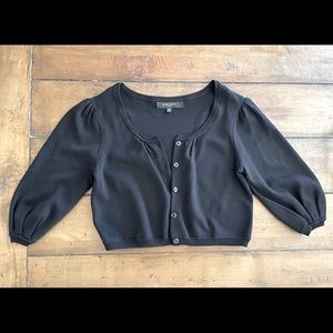 Cute worn once black crop sweater.